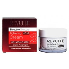 Revuele BIO ACTIVE COLLAGEN&ELASTIN TIGHTENING NIGHT CREAM Ноќен крем збогатен со колаген и еластин