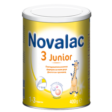 Novalac 3 Junior последователна млечна формула за мали деца од 1-3 години