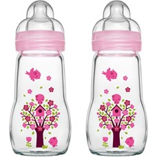 MAM Feel Good стаклено шише 260ml 2m+