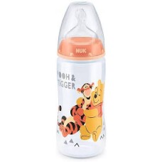 NUK First choice+ шише 300ml 0-6m + М силиконска цуцла NUK First choice+ шише 300ml 0-6m + М силиконска цуцла