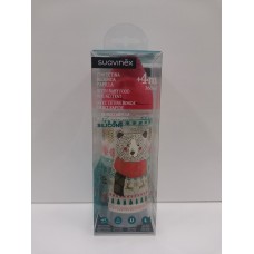Suavinex шише 360ml 4m+ со L силиконска цуцла Suavinex шише 360ml 4m+ со L силиконска цуцла