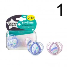 Tommee Tippee цуцла лажливка anytime orthodontic 0-6m Tommee Tippee цуцла лажливка anytime orthodontic 0-6m