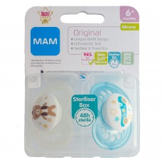 MAM Original силиконска цуцла лажливка 6m+ MAM Original силиконска цуцла лажливка 6m+