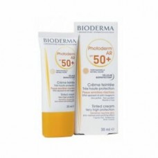 BIODERMA Photoderm AR SPF 50+ заштитен тониран крем за чувствителна кожа и кожа склона кон акни