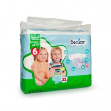 Becutan junior+ 6  16+kg 32 пелени