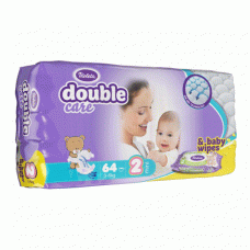 Violeta double care&baby wipes 2 3-6kg 64 Violeta double care&baby wipes 2 3-6kg 64