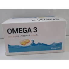 Omega-3 1000 mg+10mg Vitamin E капсули за возрасни