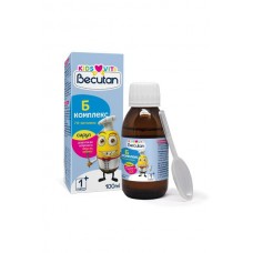 Becutan KidsVits B complex сируп за деца 100ml Becutan KidsVits B complex сируп за деца 100ml